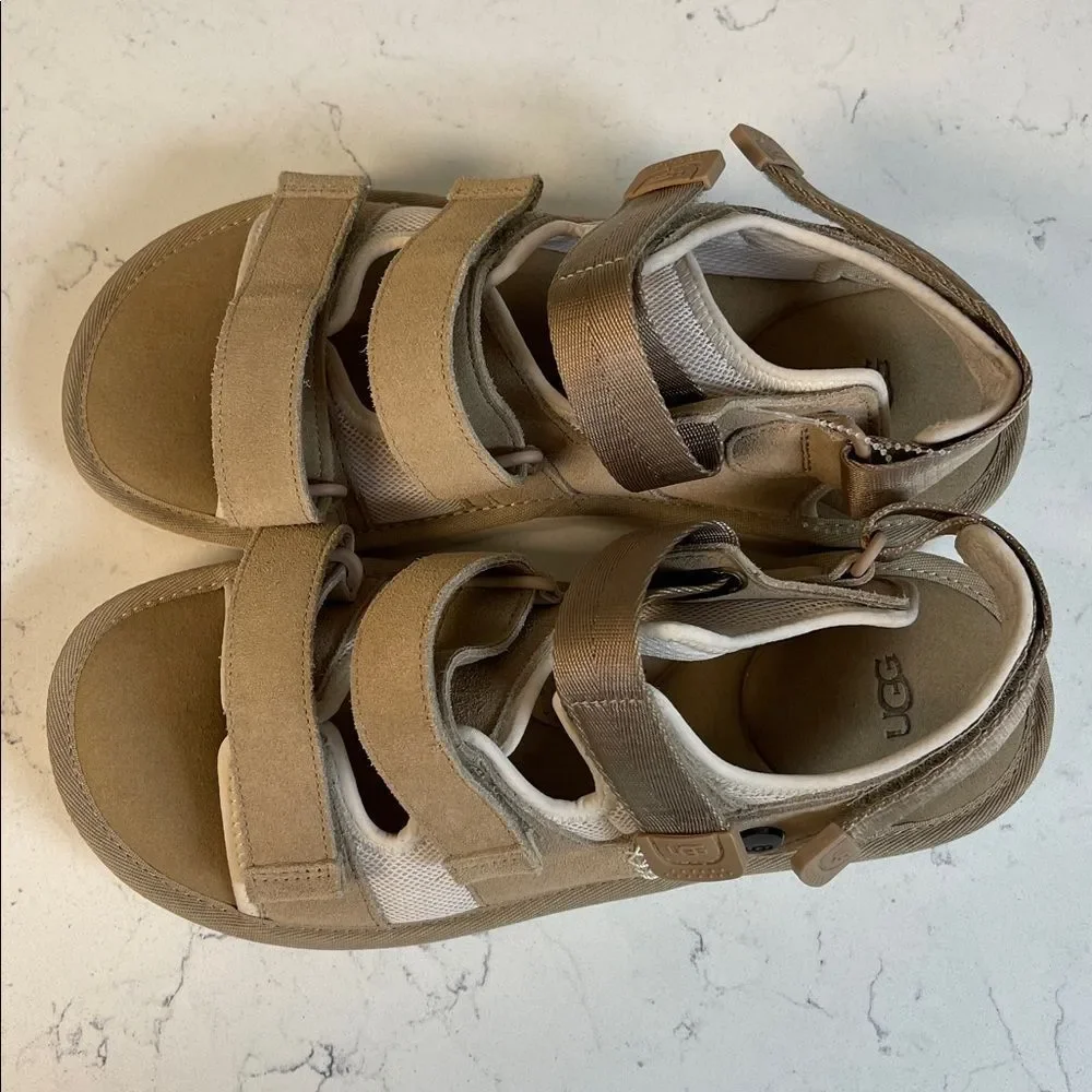 UGG Goldencoast Multis-trap Sandal 'Sand' Tan Sandals Mens 10 1153095